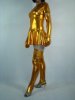 Sexy Golden Shiny Metallic Dress
