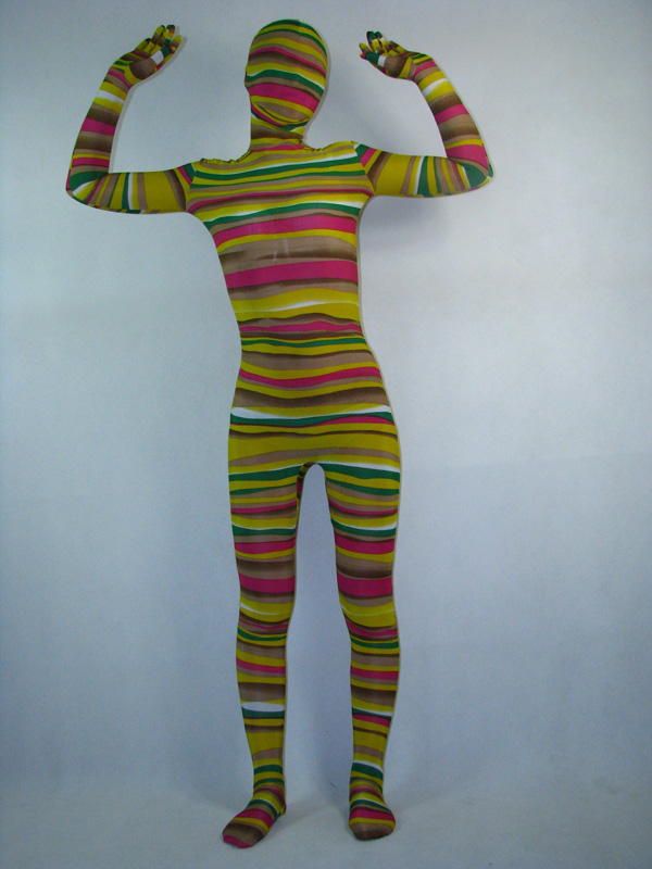 Colorful Unisex Lycra Camouflage Zentai Suit - Click Image to Close