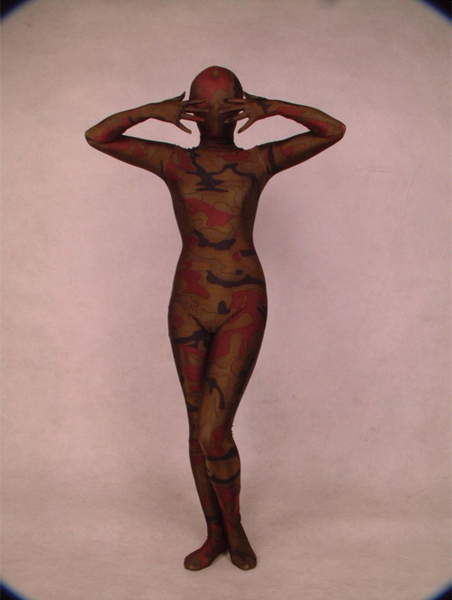 Spandex Sexy Lycra Camouflage Zentai Suit - Click Image to Close
