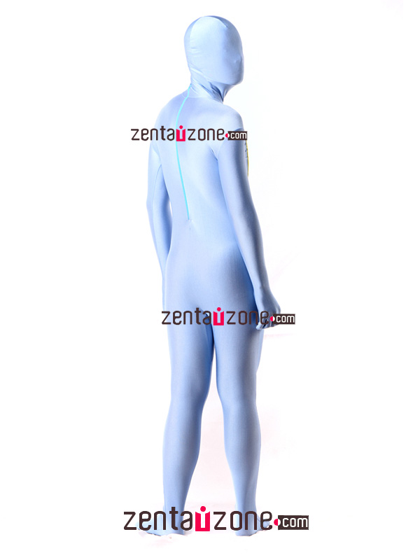 Spandex Lycra Full Body Sweden Flag Zentai Suit - Click Image to Close