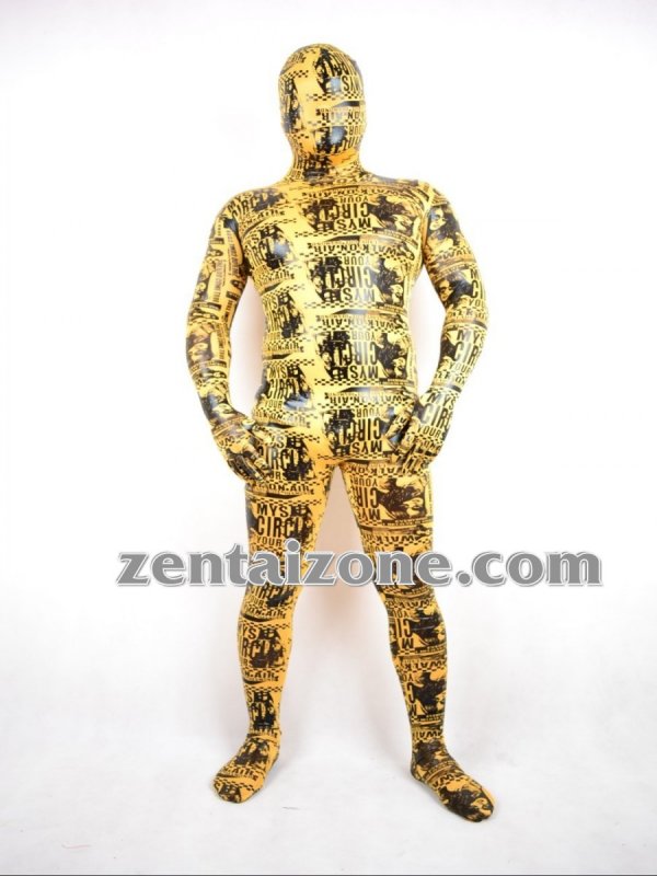 2011 New Style Golden Paper Zentai - Click Image to Close