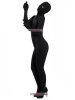 Nylon Spandex Black Zentai Bodysuit