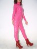 Pink Shiny Unisex Catsuit
