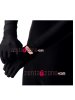 Black Lycra Spandex Zentai With Detachable Hood Hands Feet
