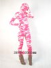Pink And White Camouflage Spandex Zentai Suit