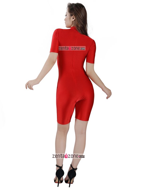 Nylon Quality Red Lycra Sports Wear - Click Image to Close