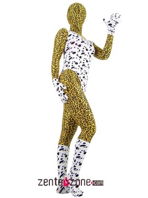 Sexy Leopard Spandex Full Body Zentai Suit
