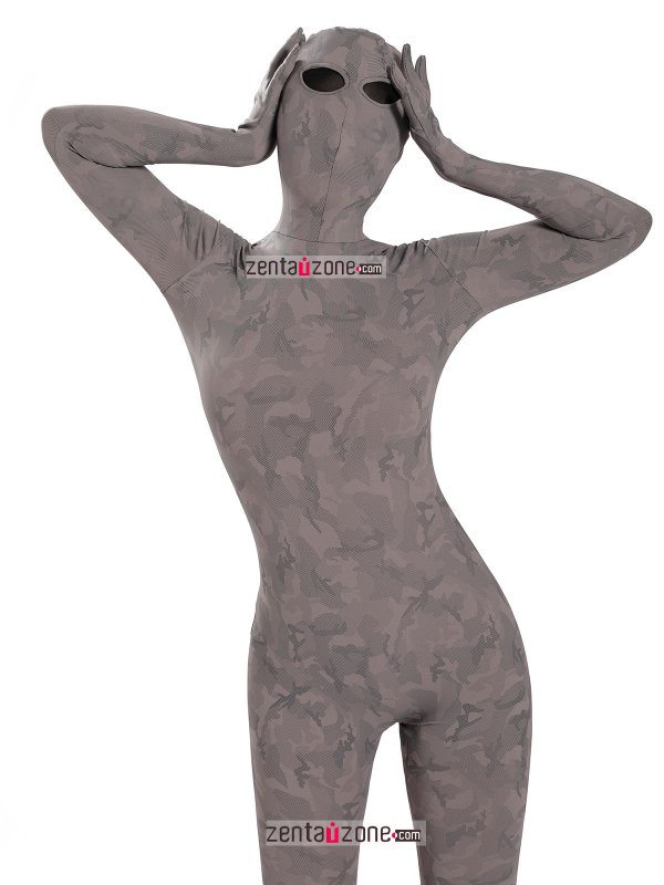 Black Mesh Eyes Nylon Metallic Lycra Zentai Suit - Click Image to Close