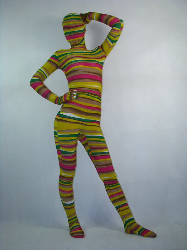 Colorful Unisex Lycra Camouflage Zentai Suit - Click Image to Close