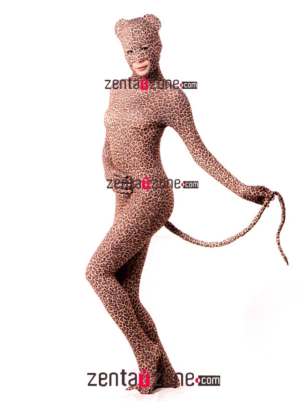 Lycra Leopard Costume Zentai Suit - Click Image to Close