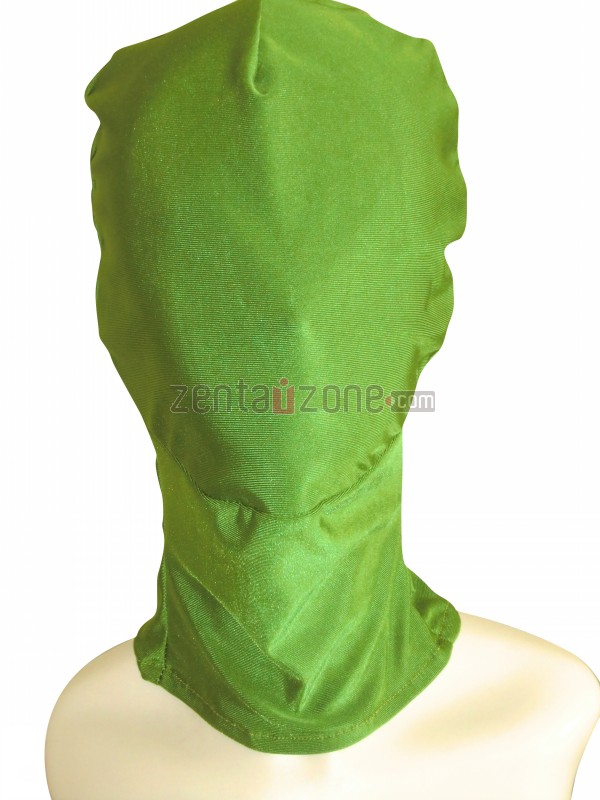Apple Green Spandex Lycra Zentai Mask