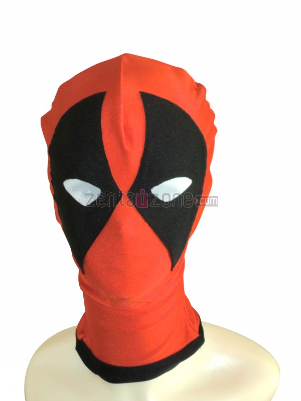 Deadpool Spandex Lycra Zentai Mask - Click Image to Close