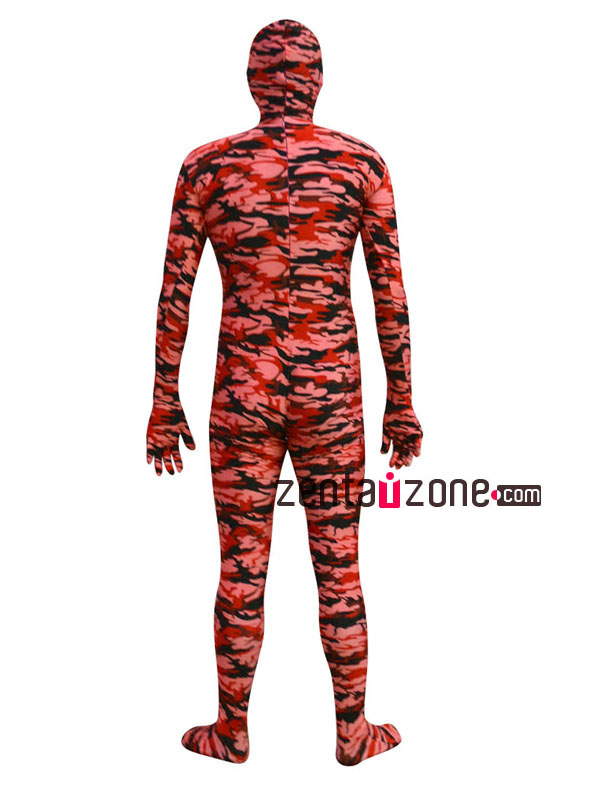 New Camouflage Spandex Lycra Zentai Suit - Click Image to Close