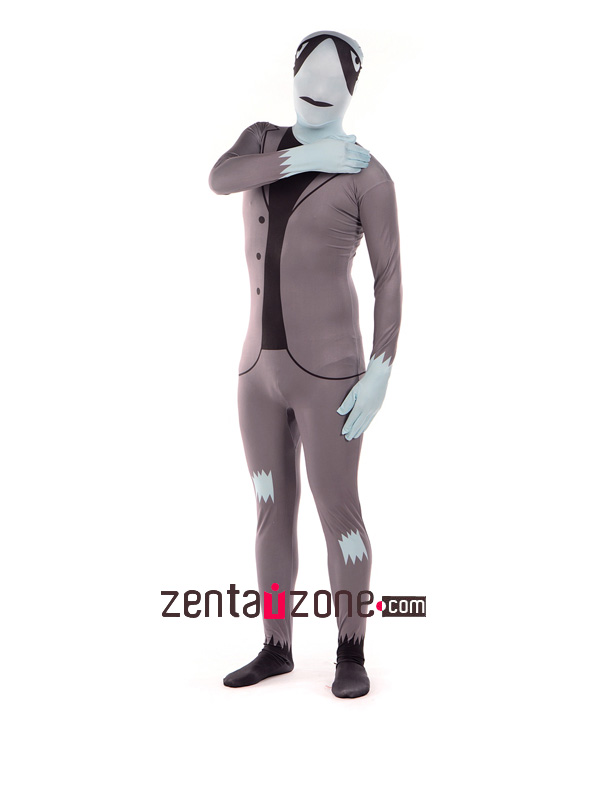 The Frog Prince Lycra Print Zentai Animal Suit - Click Image to Close
