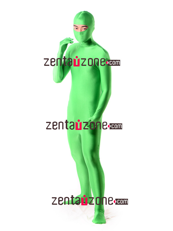 Green Cool Ninja Spandex Zentai Suit - Click Image to Close