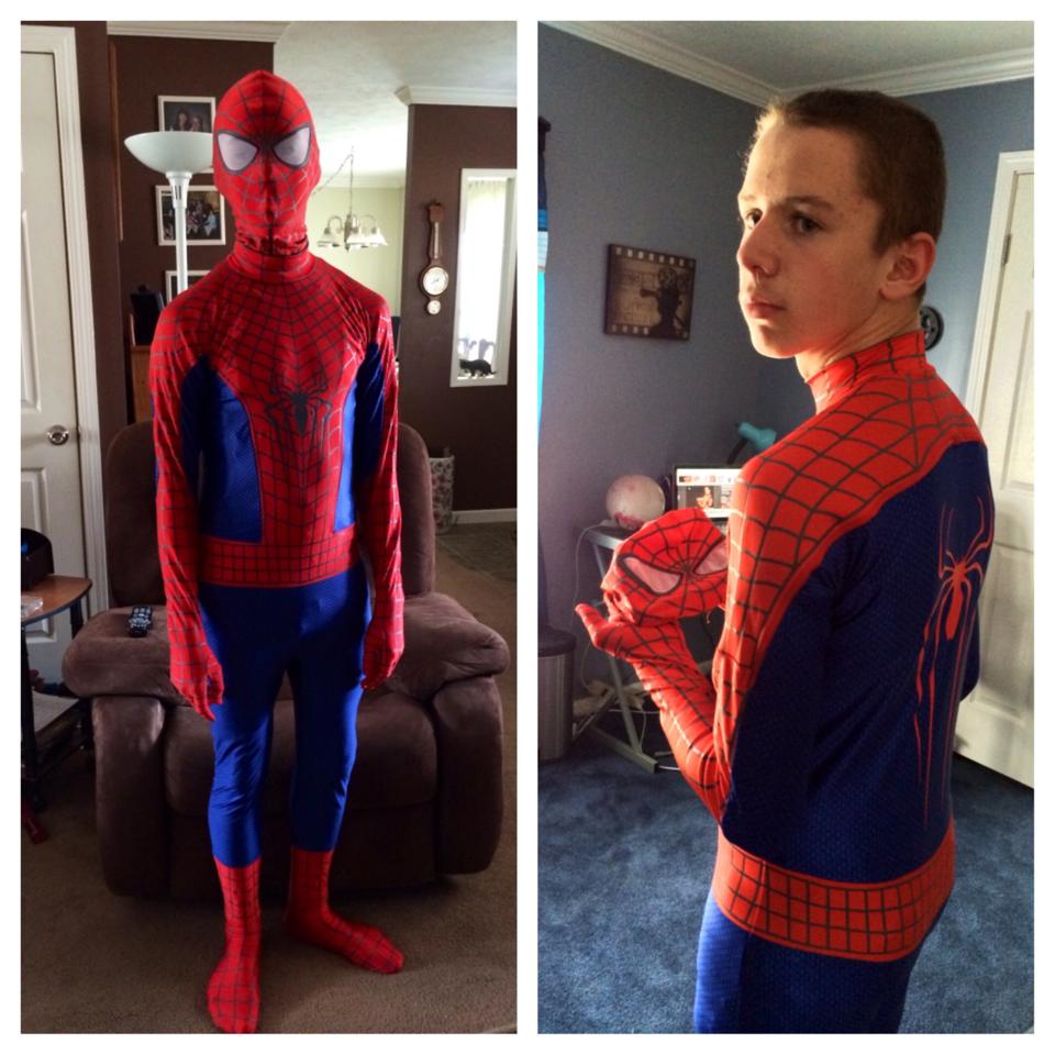 amazing spiderman 2 zentai suit